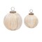 Melrose 12ct Gold Ribbed Glass Christmas Ball Ornaments 4" (101mm)